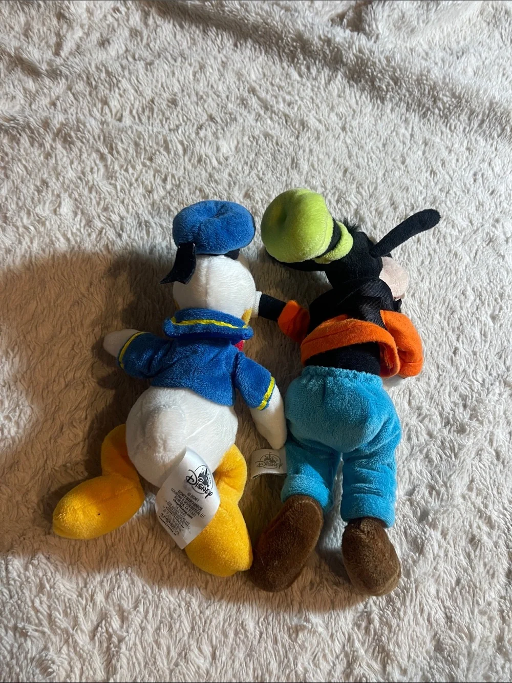 Disney Plush Donald Duck and Goofy set